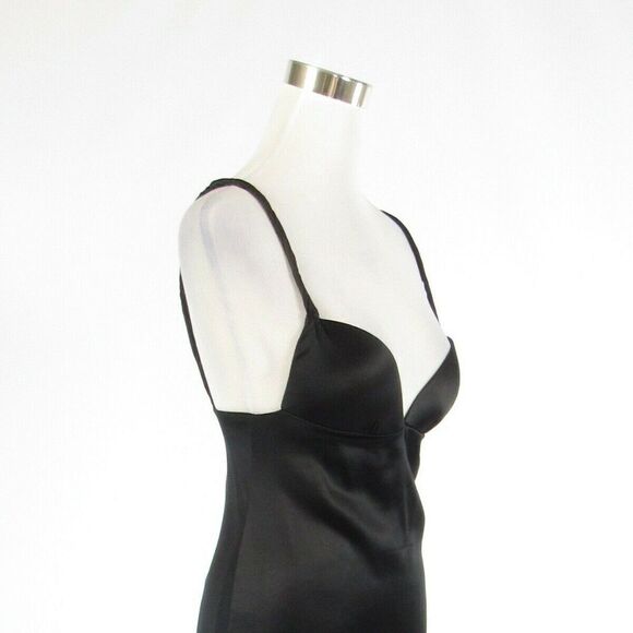 Carlos Miele black spaghetti strap dress M - Picture 4 of 8